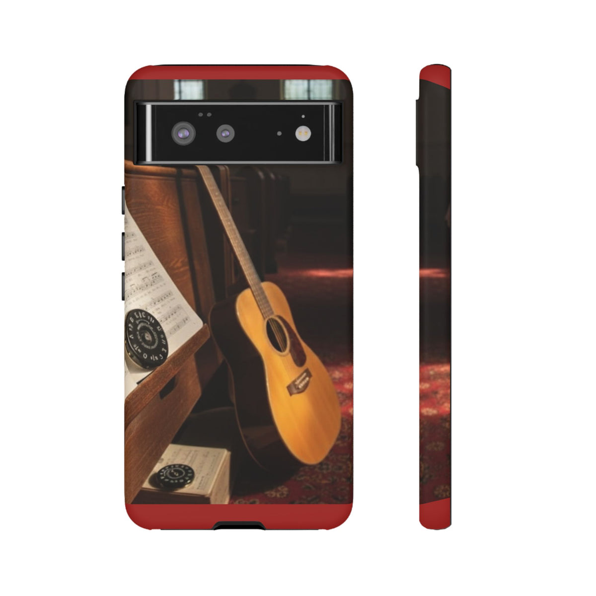 Guitar & Pitchpipe Phone Case — Protective iPhone Cover