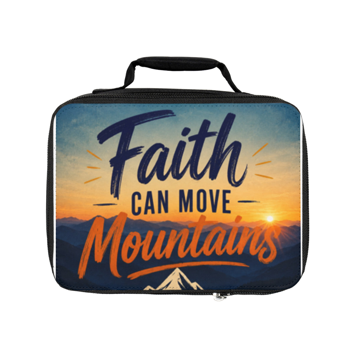 Faith Can Move Mountains Lunch Bag