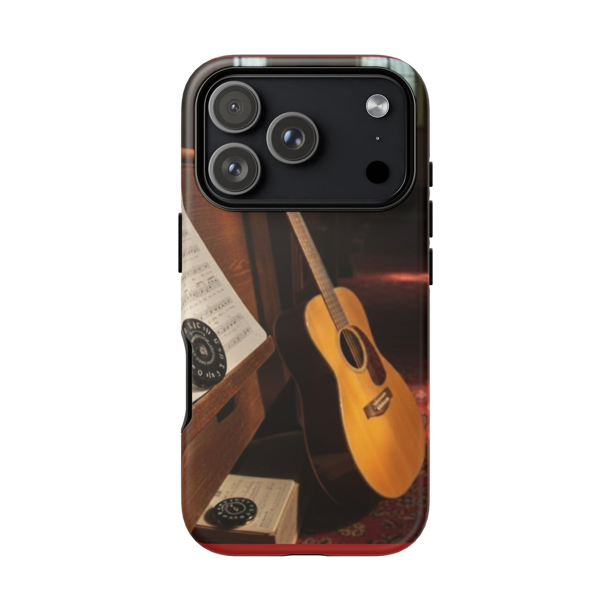 Guitar & Pitchpipe Phone Case — Protective iPhone Cover
