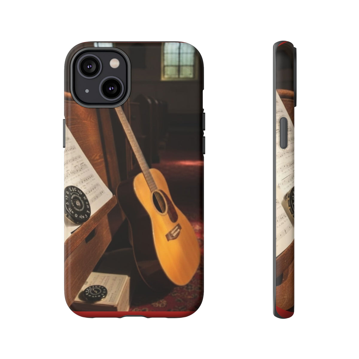 Guitar & Pitchpipe Phone Case — Protective iPhone Cover