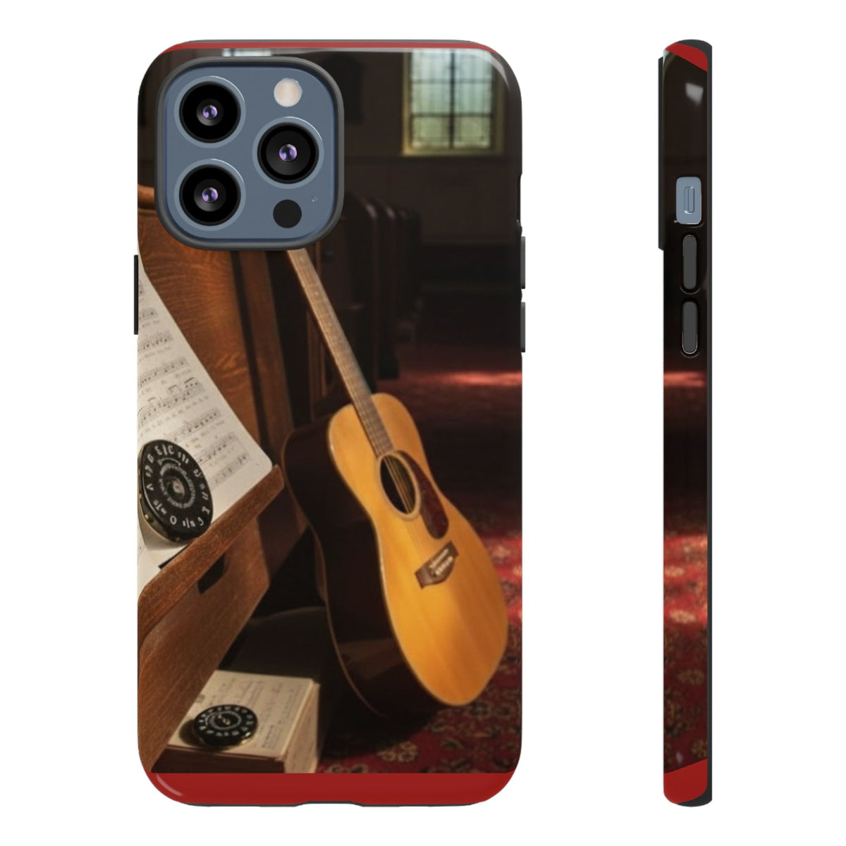 Guitar & Pitchpipe Phone Case — Protective iPhone Cover