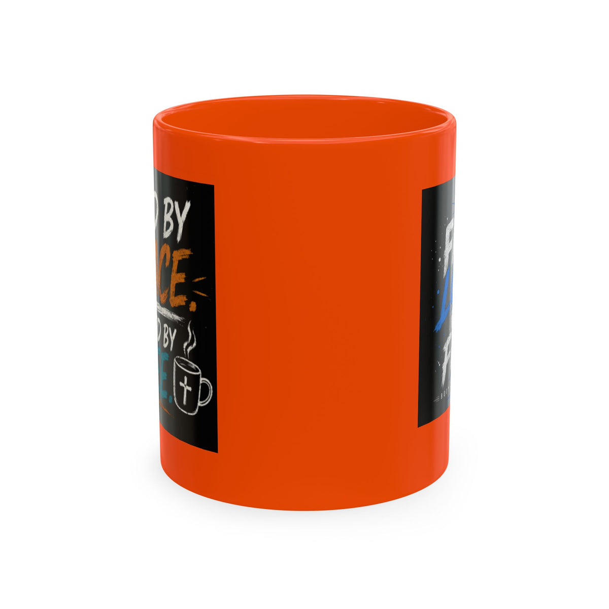 Powered By Coffee Traditional Ceramic Mug