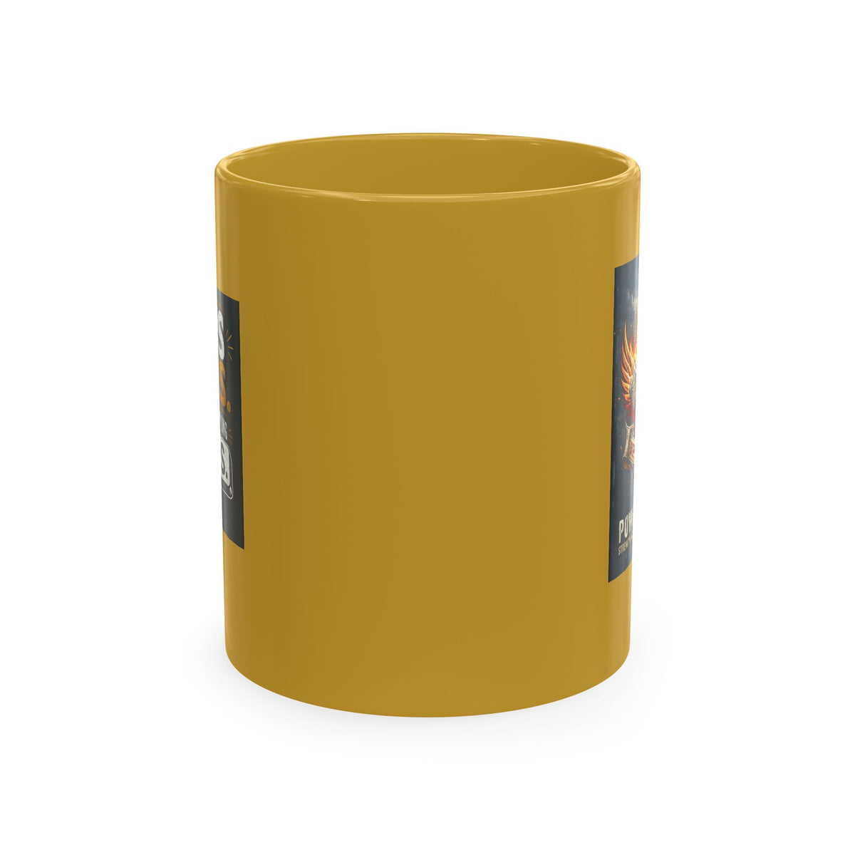 Jesus Saves Logo Ceramic Mug — Branded Coffee Cup