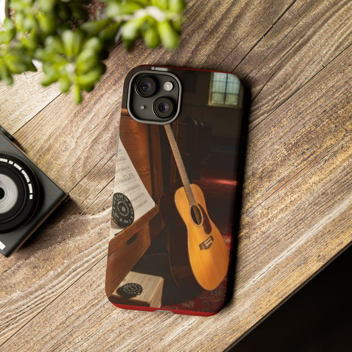 Guitar & Pitchpipe Phone Case — Protective iPhone Cover