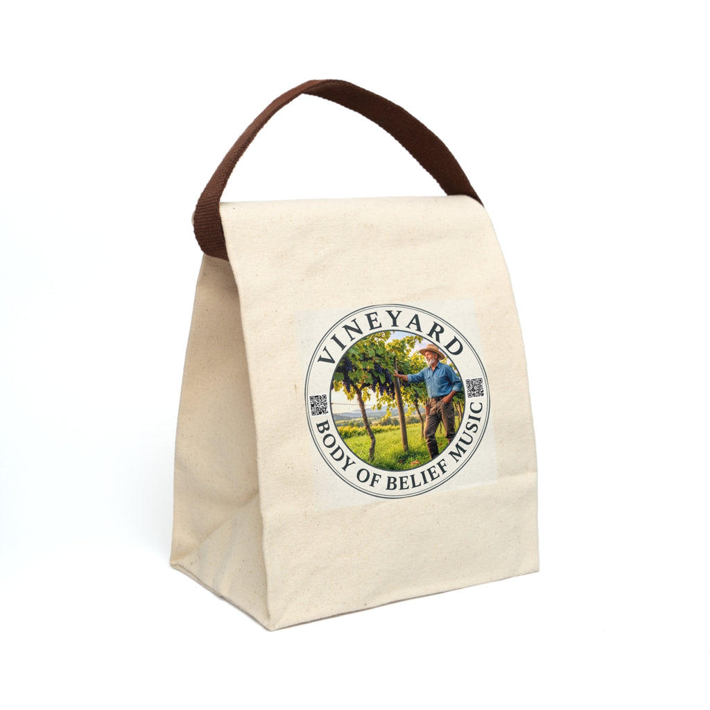 Vineyard Canvas Lunch Bag With Strap