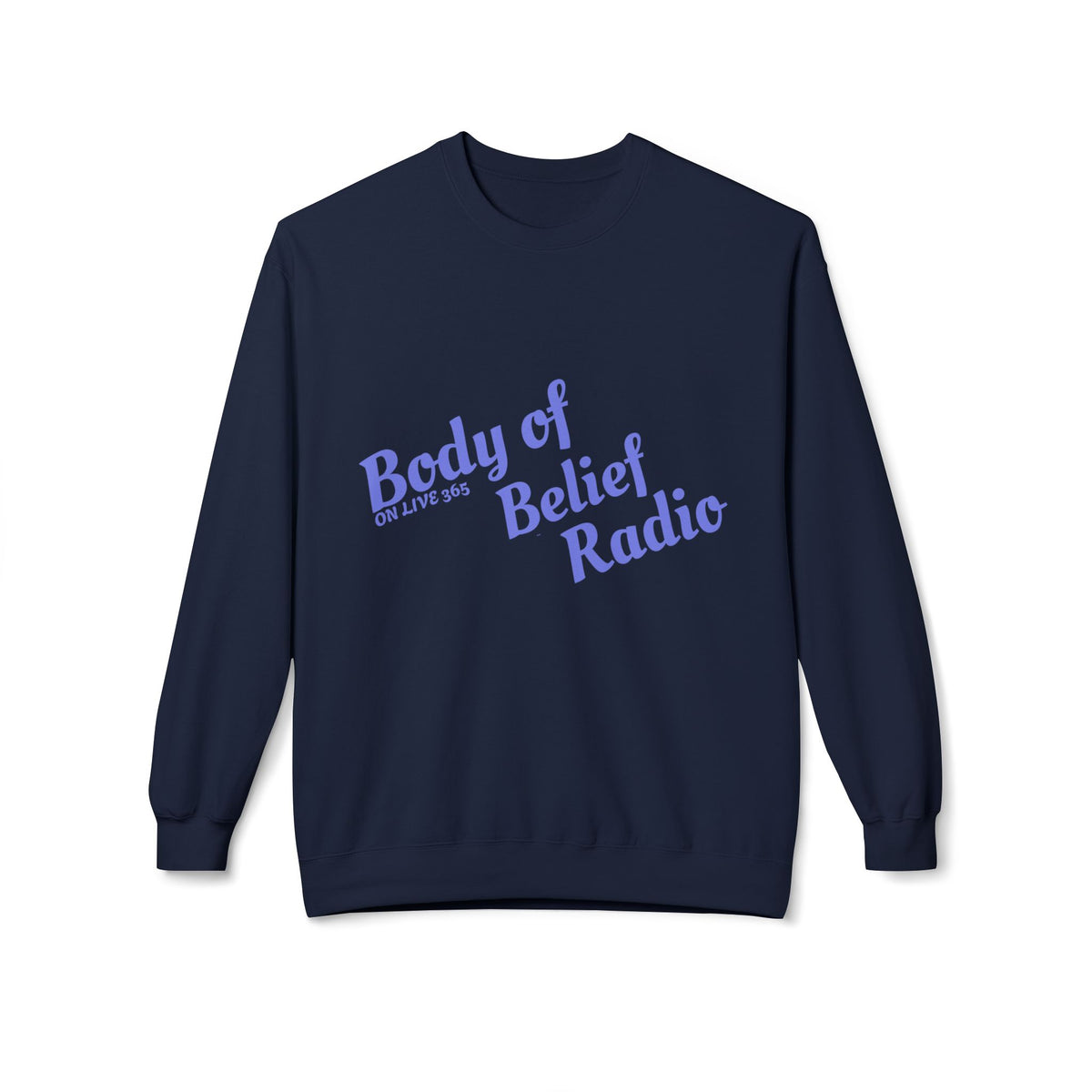 Body of Belief Radio Unisex Midweight Softstyle Fleece Crewneck Sweatshirt