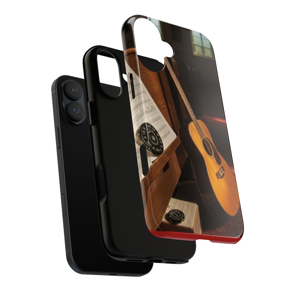 Guitar & Pitchpipe Phone Case — Protective iPhone Cover