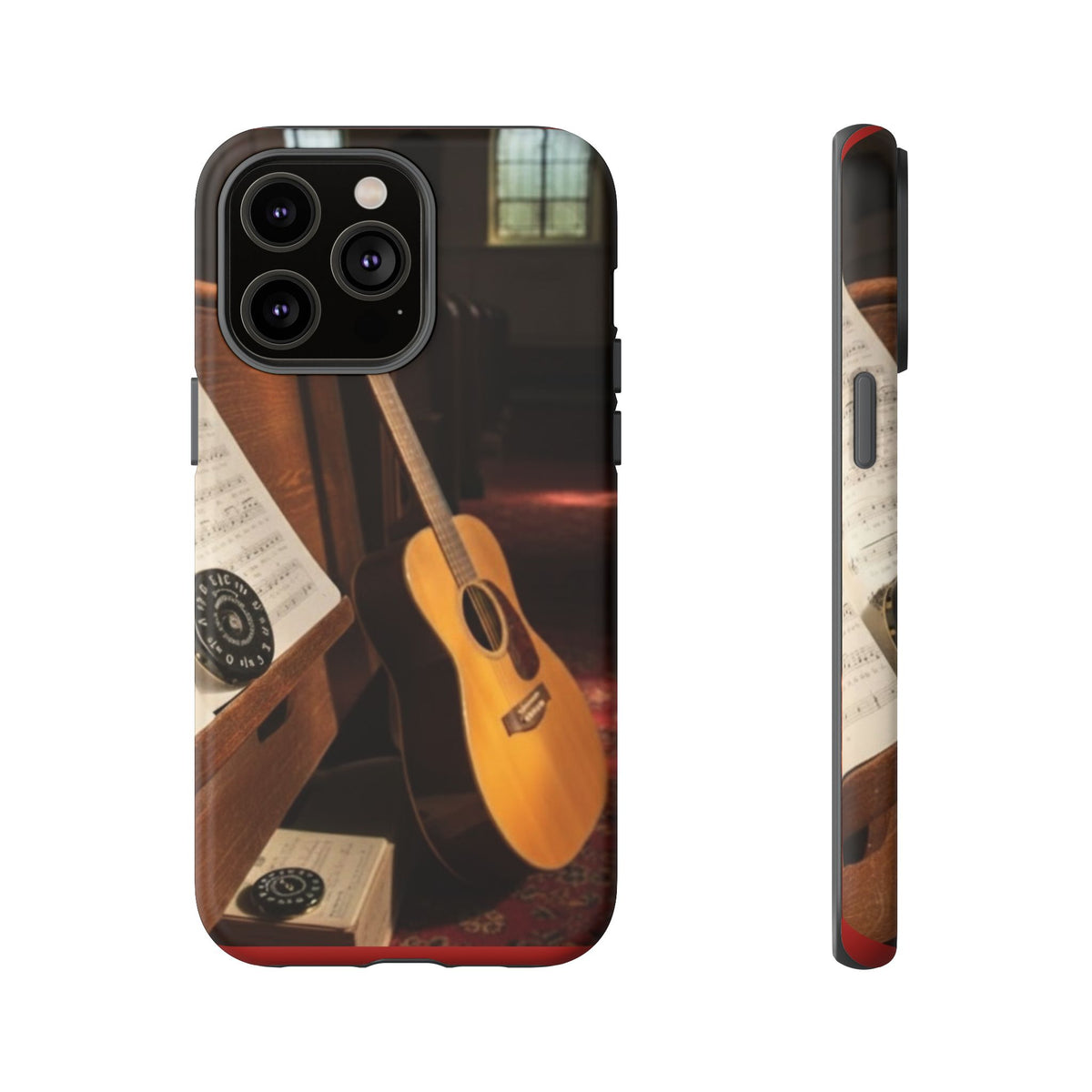 Guitar & Pitchpipe Phone Case — Protective iPhone Cover