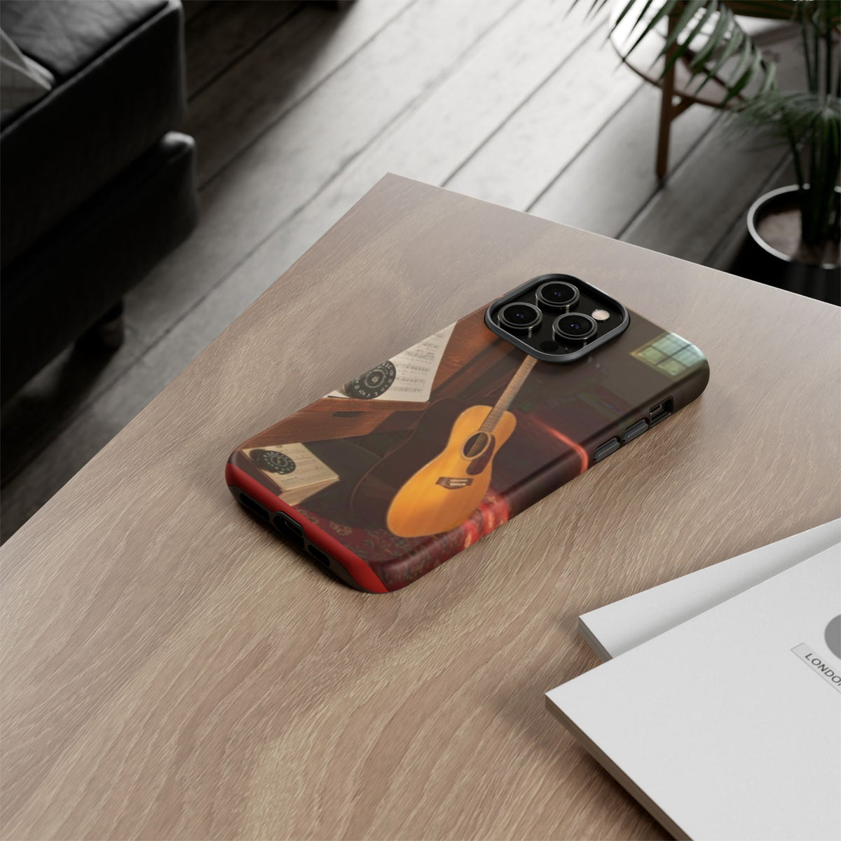 Guitar & Pitchpipe Phone Case — Protective iPhone Cover