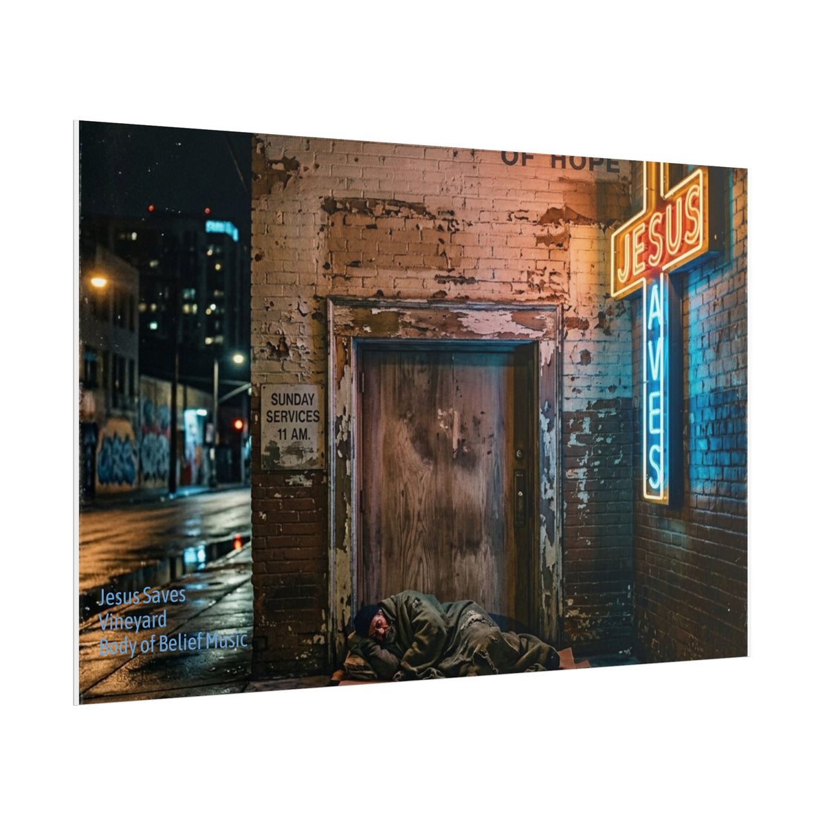Jesus Saves Rolled Posters