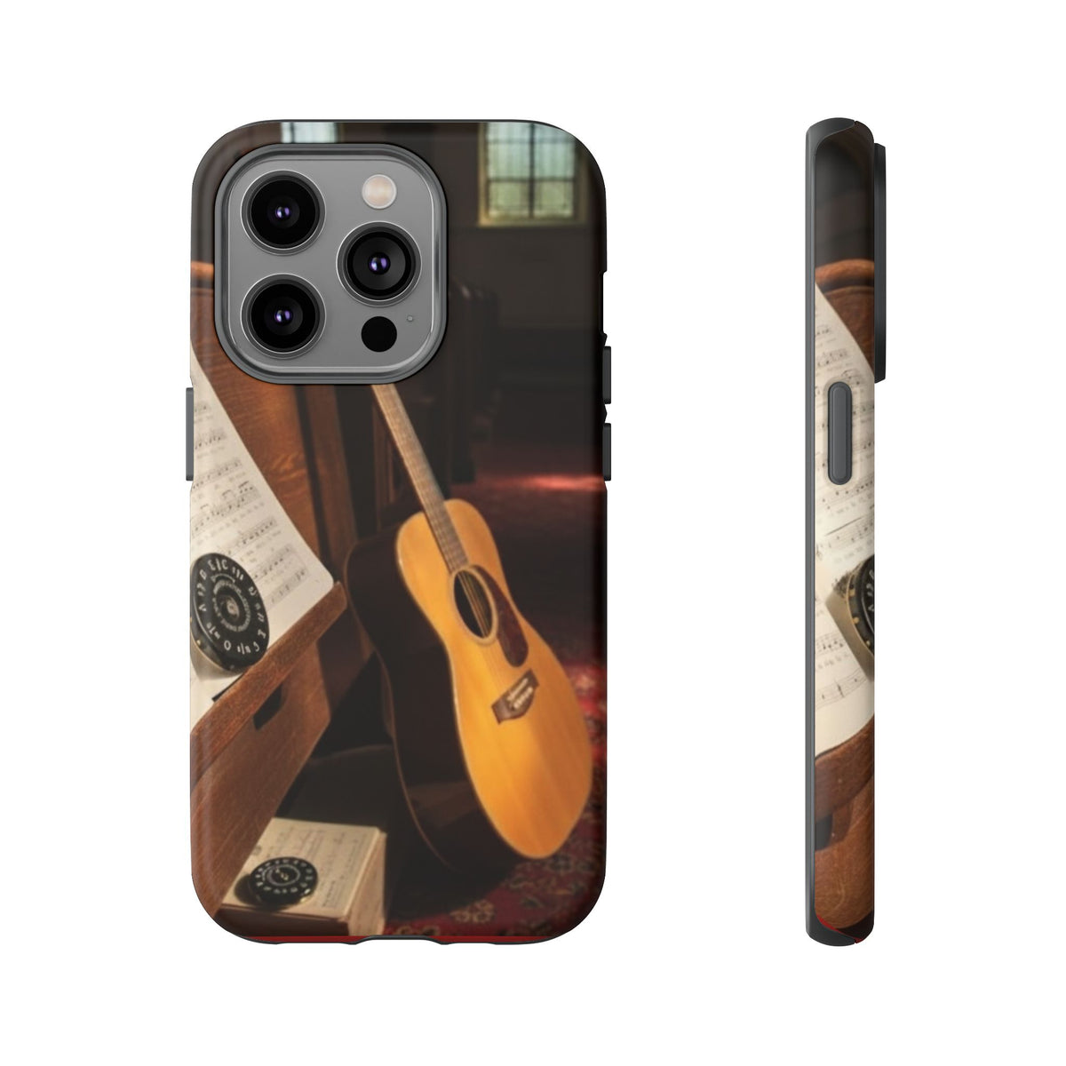 Guitar & Pitchpipe Phone Case — Protective iPhone Cover