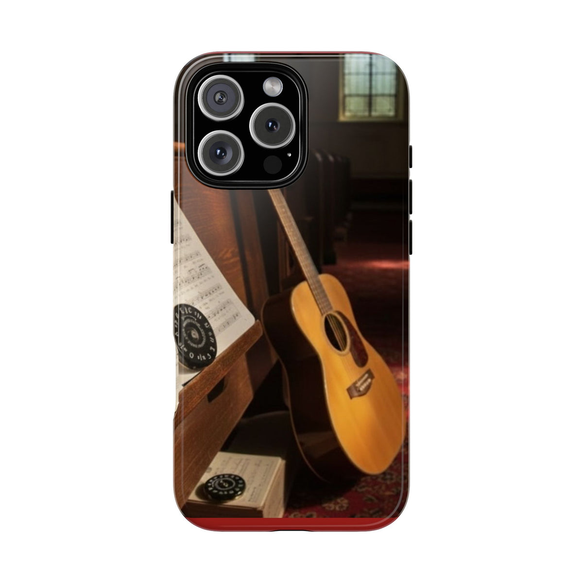 Guitar & Pitchpipe Phone Case — Protective iPhone Cover