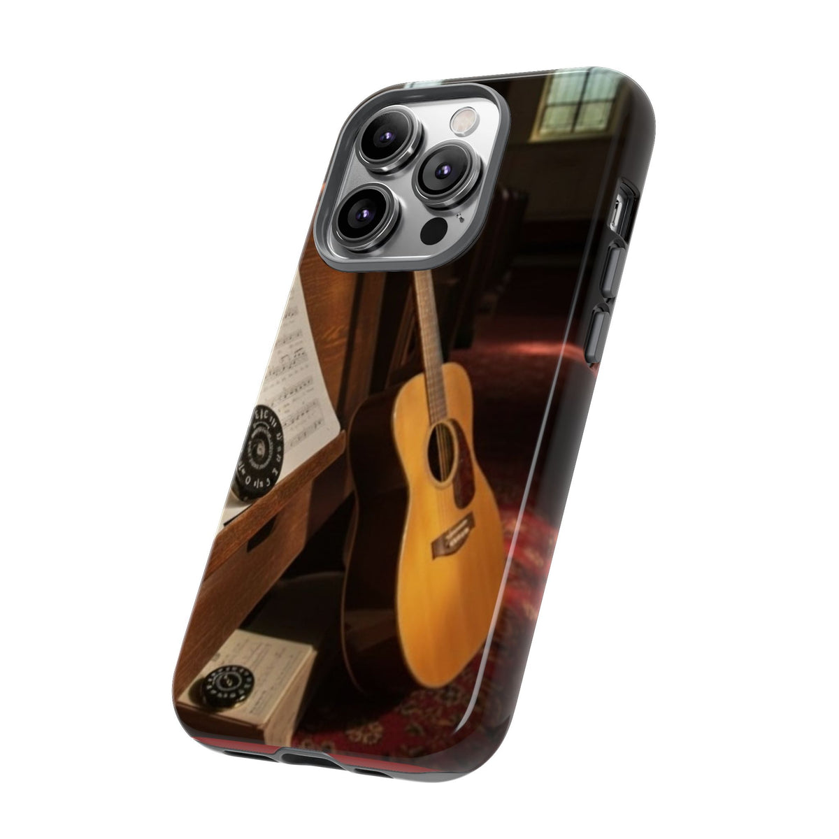 Guitar & Pitchpipe Phone Case — Protective iPhone Cover