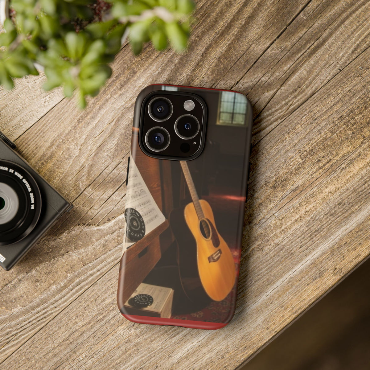 Guitar & Pitchpipe Phone Case — Protective iPhone Cover