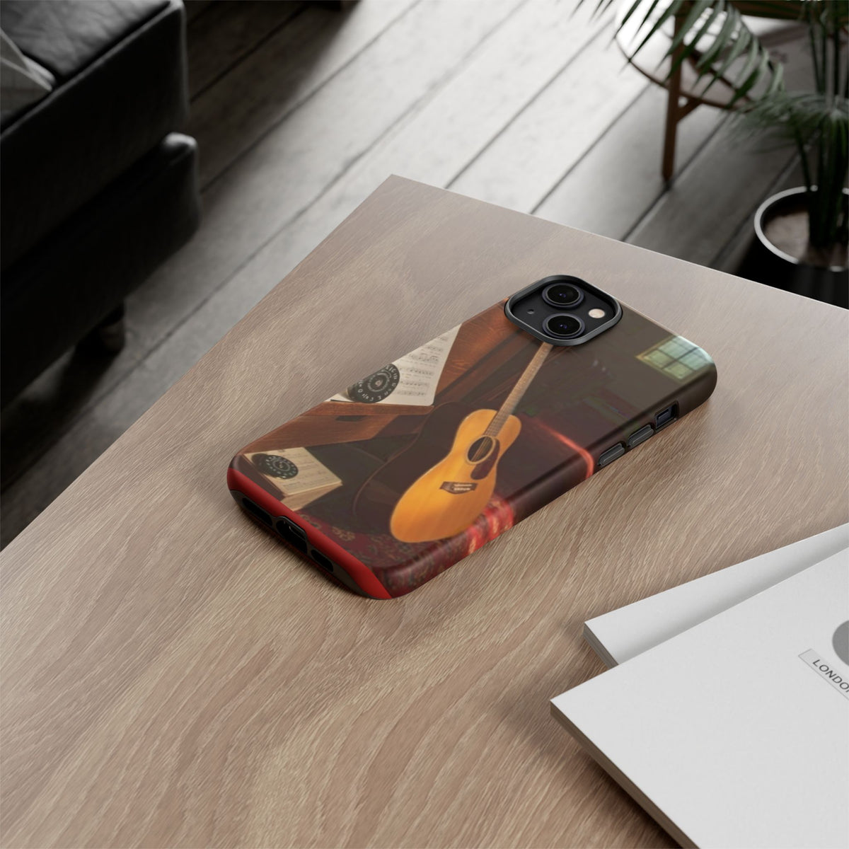 Guitar & Pitchpipe Phone Case — Protective iPhone Cover