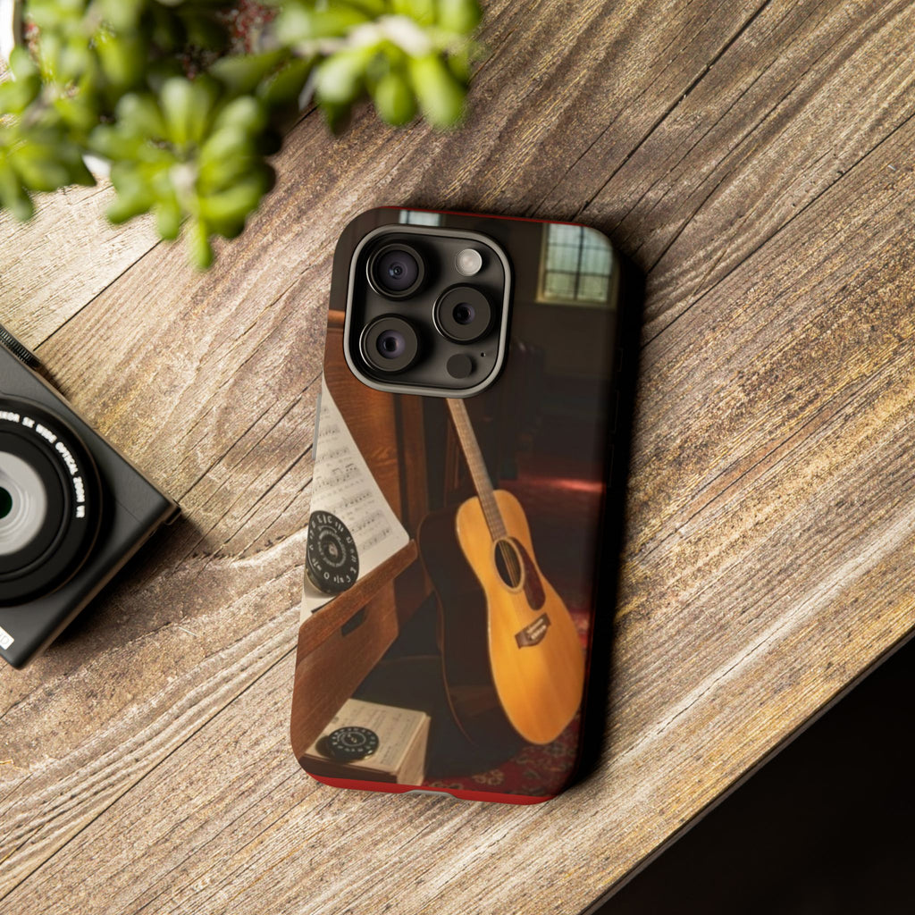 Guitar & Pitchpipe Phone Case — Protective iPhone Cover