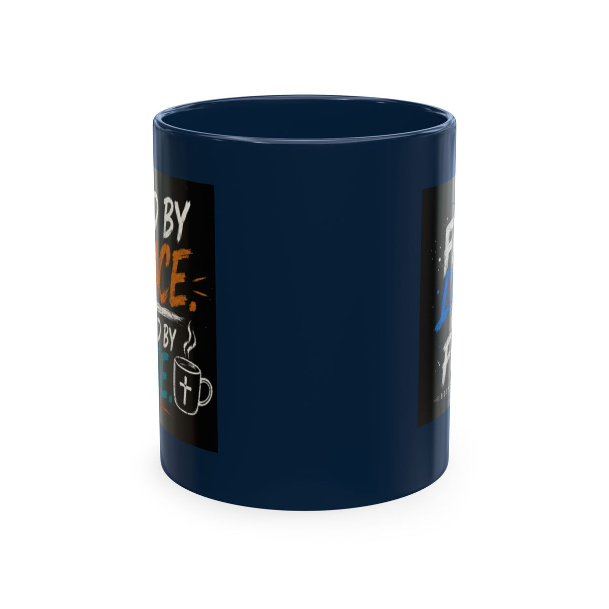 Powered By Coffee Traditional Ceramic Mug