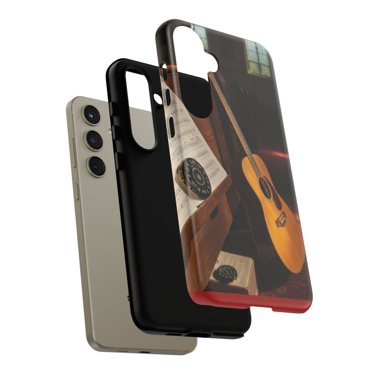 Guitar & Pitchpipe Phone Case — Protective iPhone Cover