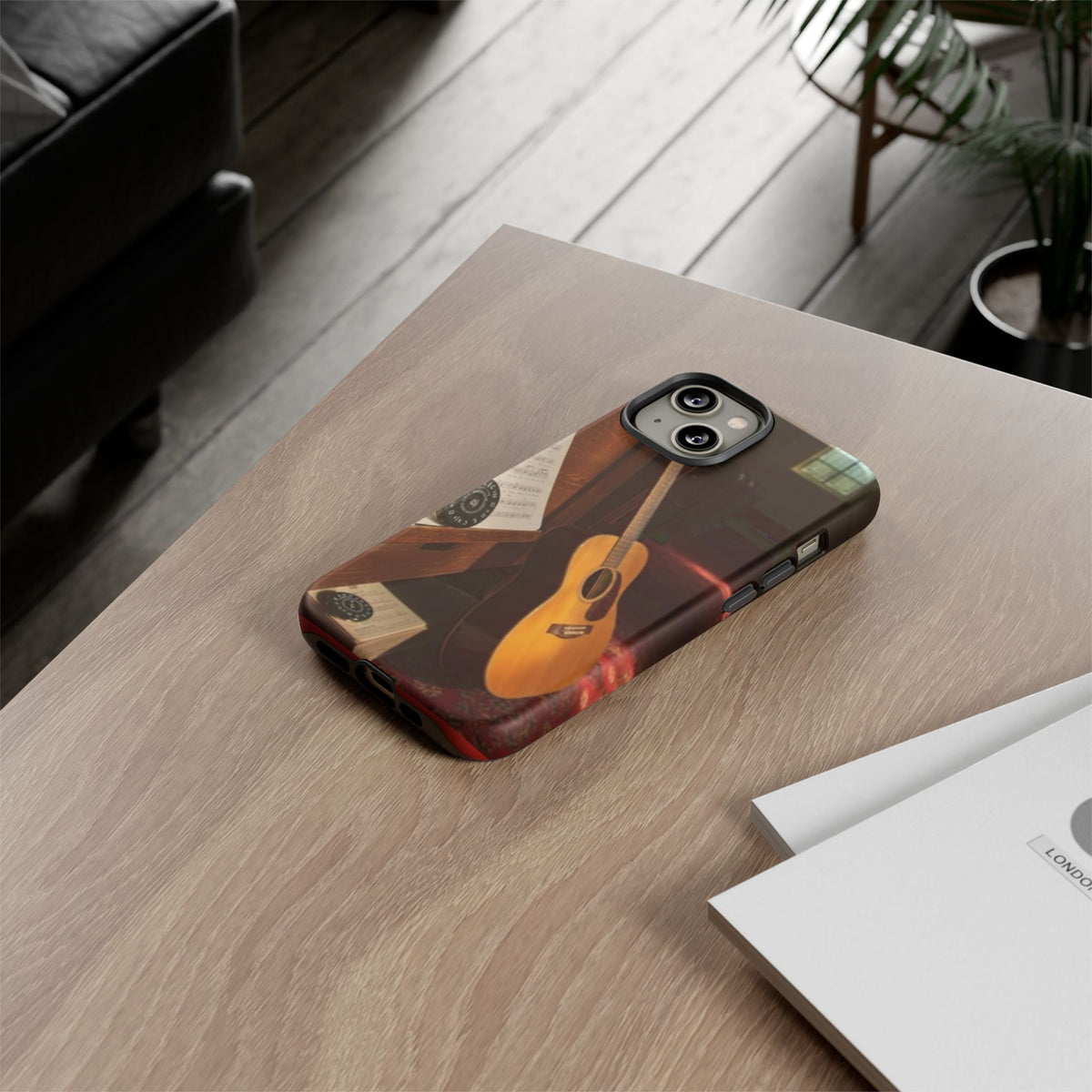 Guitar & Pitchpipe Phone Case — Protective iPhone Cover