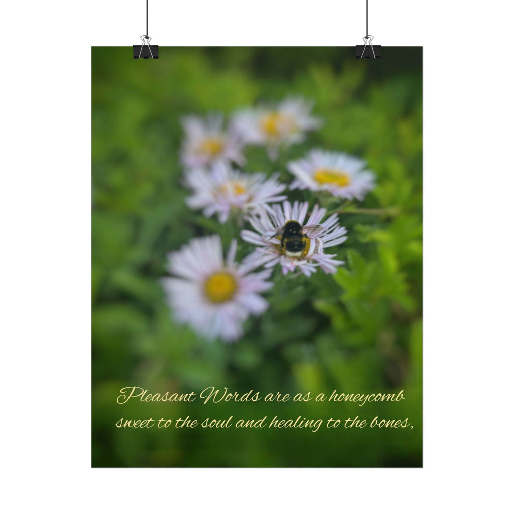 Rolled Poster — Lydia Alex Photography   "Pleasant words are as a honeycomb"