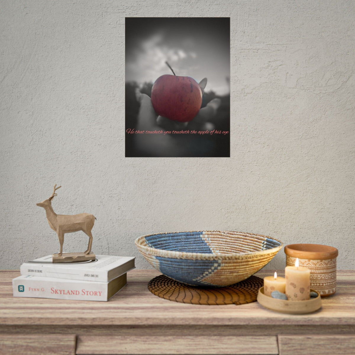 Rolled Poster — Lydia Alex Photography   "He that toucheth you toucheth the apple of his eye"