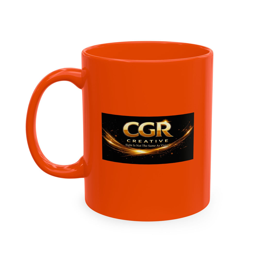 CGR Creative Logo Ceramic Mug — Branded Coffee Cup
