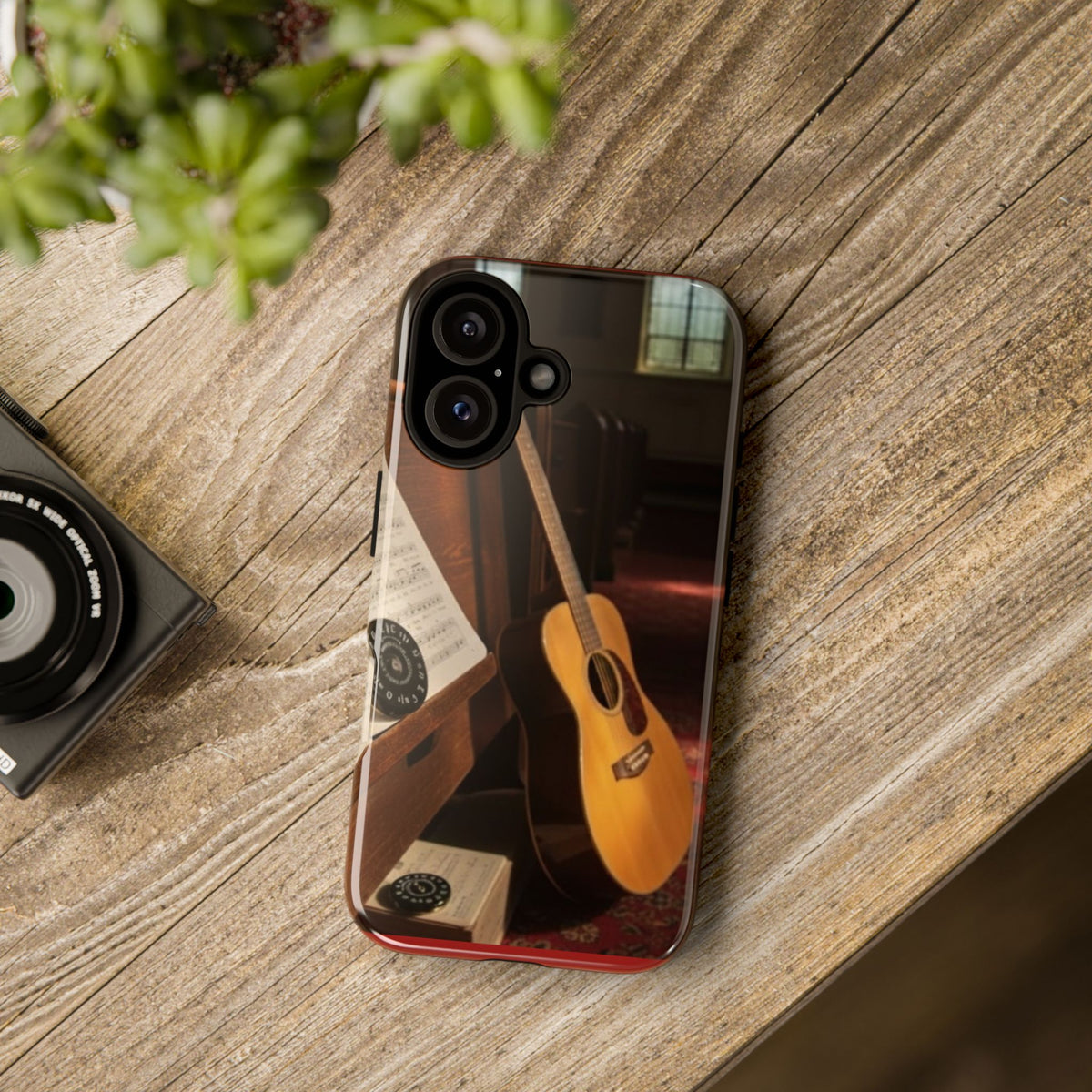 Guitar & Pitchpipe Phone Case — Protective iPhone Cover