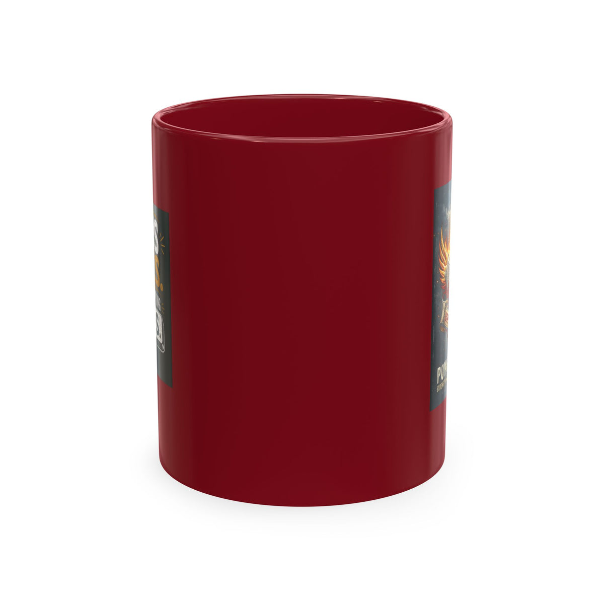 Jesus Saves Logo Ceramic Mug — Branded Coffee Cup